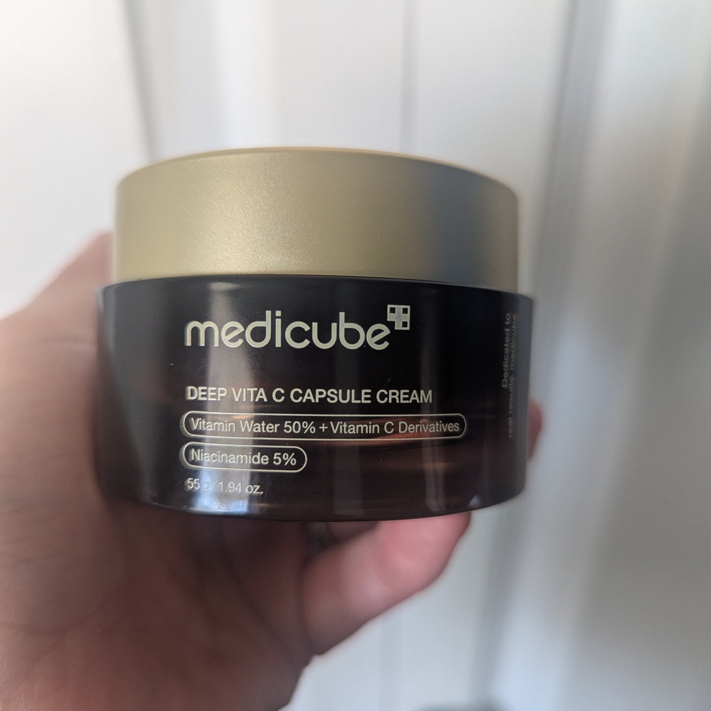 Medicube Deep Vita C Capsule Cream - Used But 3/4 Available. Only Used Spatula